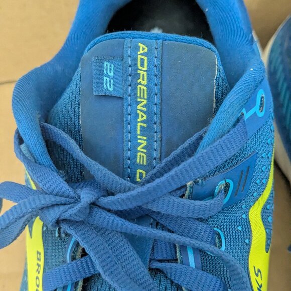 Brooks Adrenaline GTS 22 Running Shoe Men’s Size 12D Blue/Nightlife 1103661D482 - Picture 7 of 16